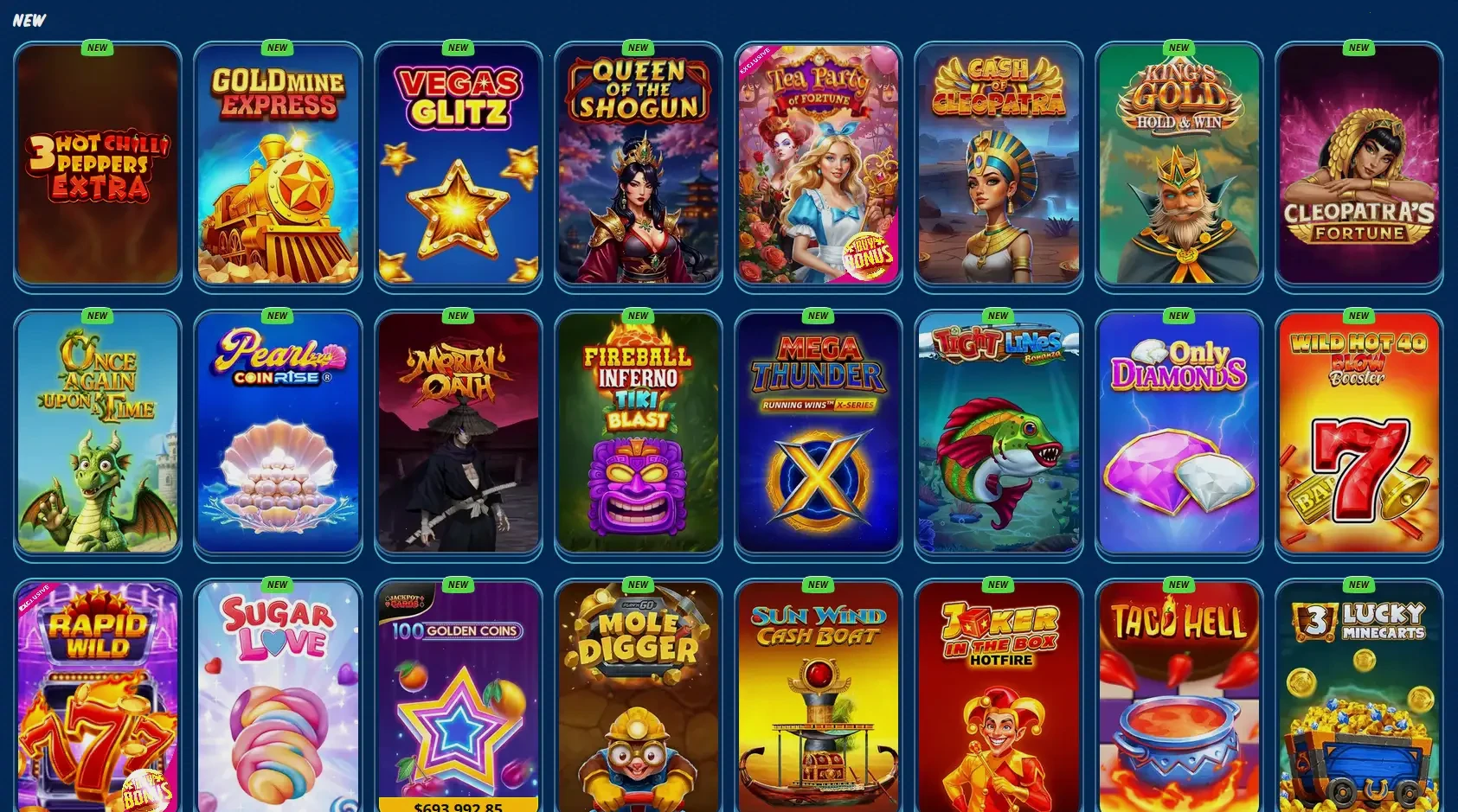 Playboom mobiel casino interface op smartphone